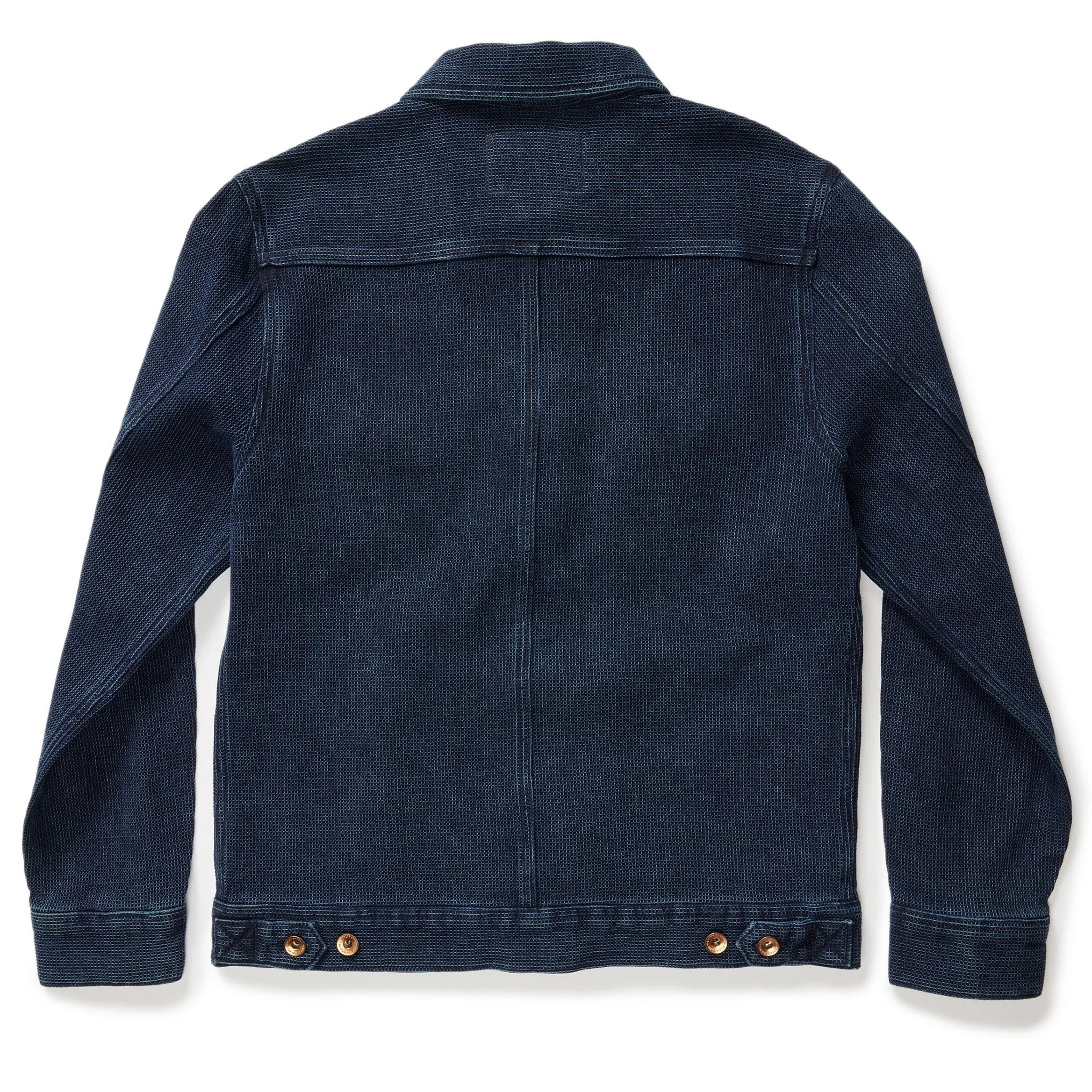 The Long Haul Jacket in Indigo Waffle