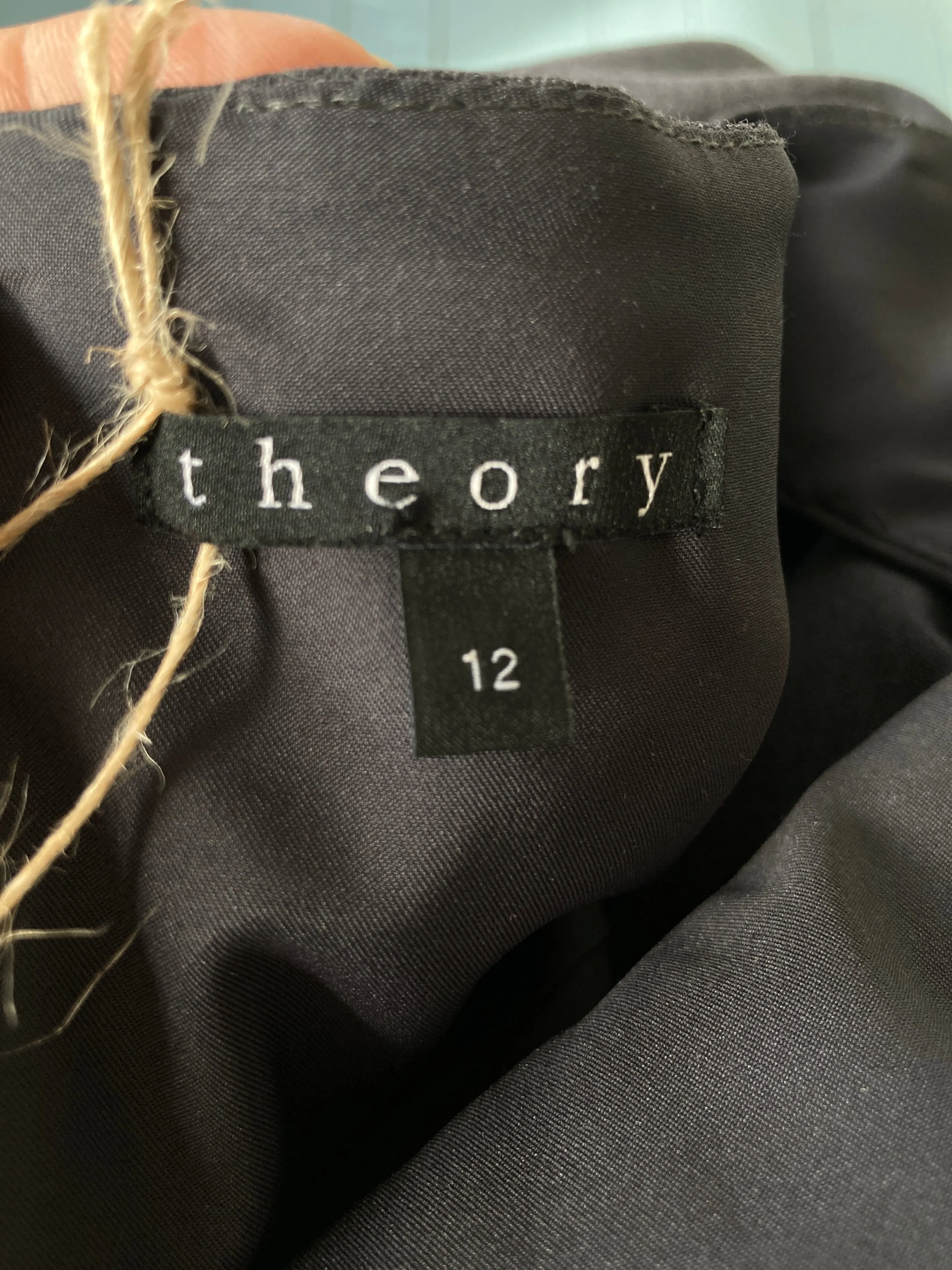 Theory Charcoal Betty Shift Dress, 12