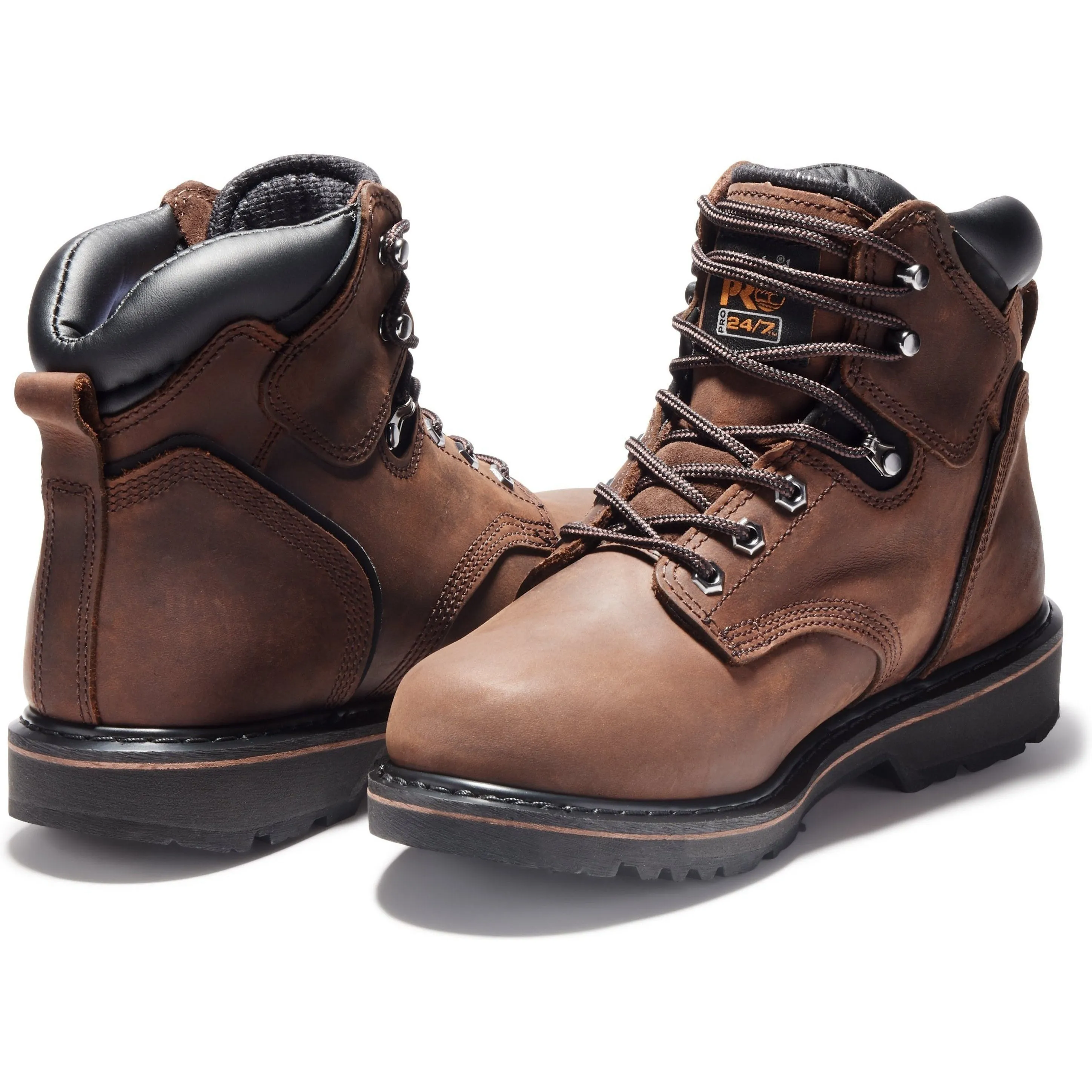 Timberland PRO Men's Pit Boss 6" Soft Toe Work Boots Brown TB133046214