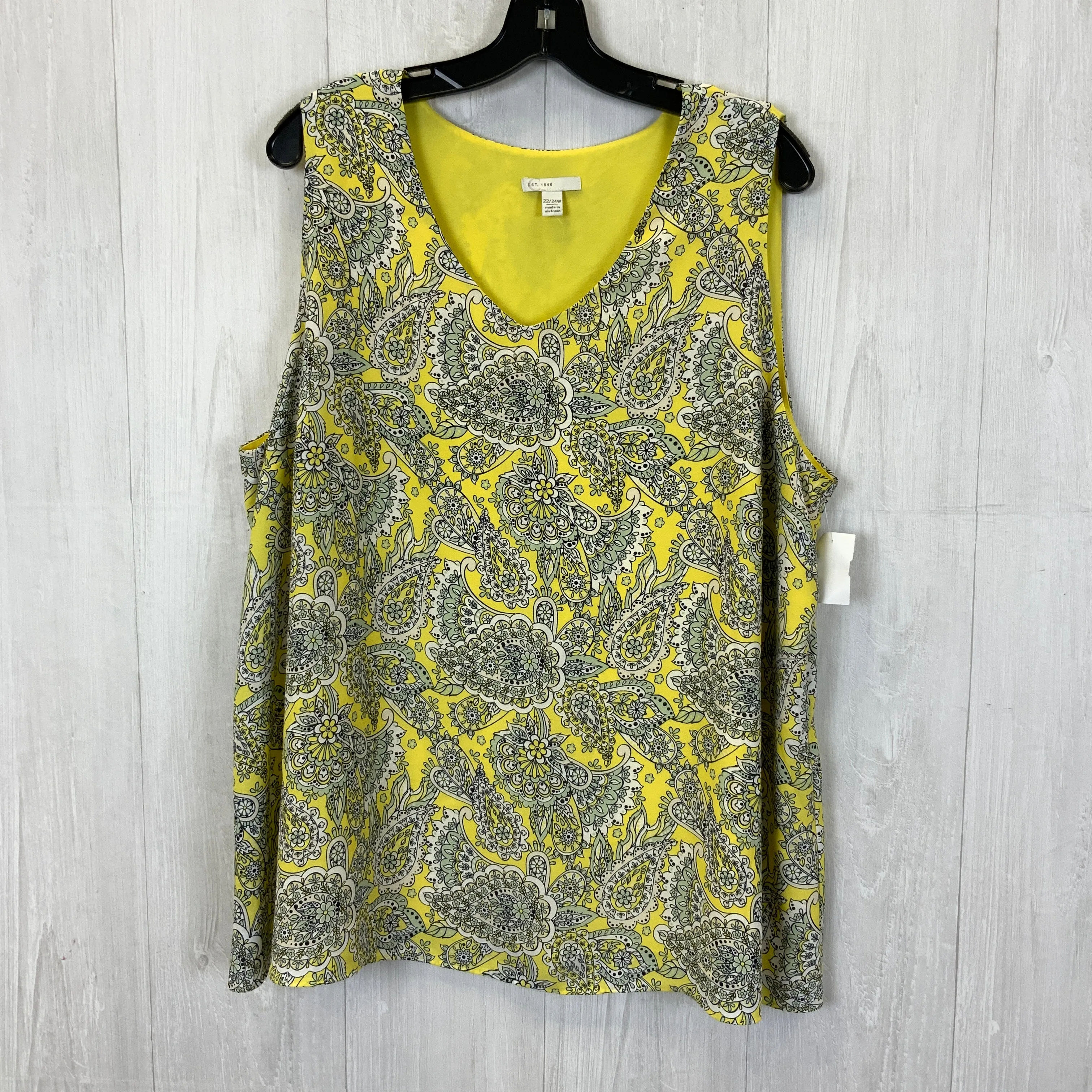 Top Sleeveless By Cato  Size: 3x