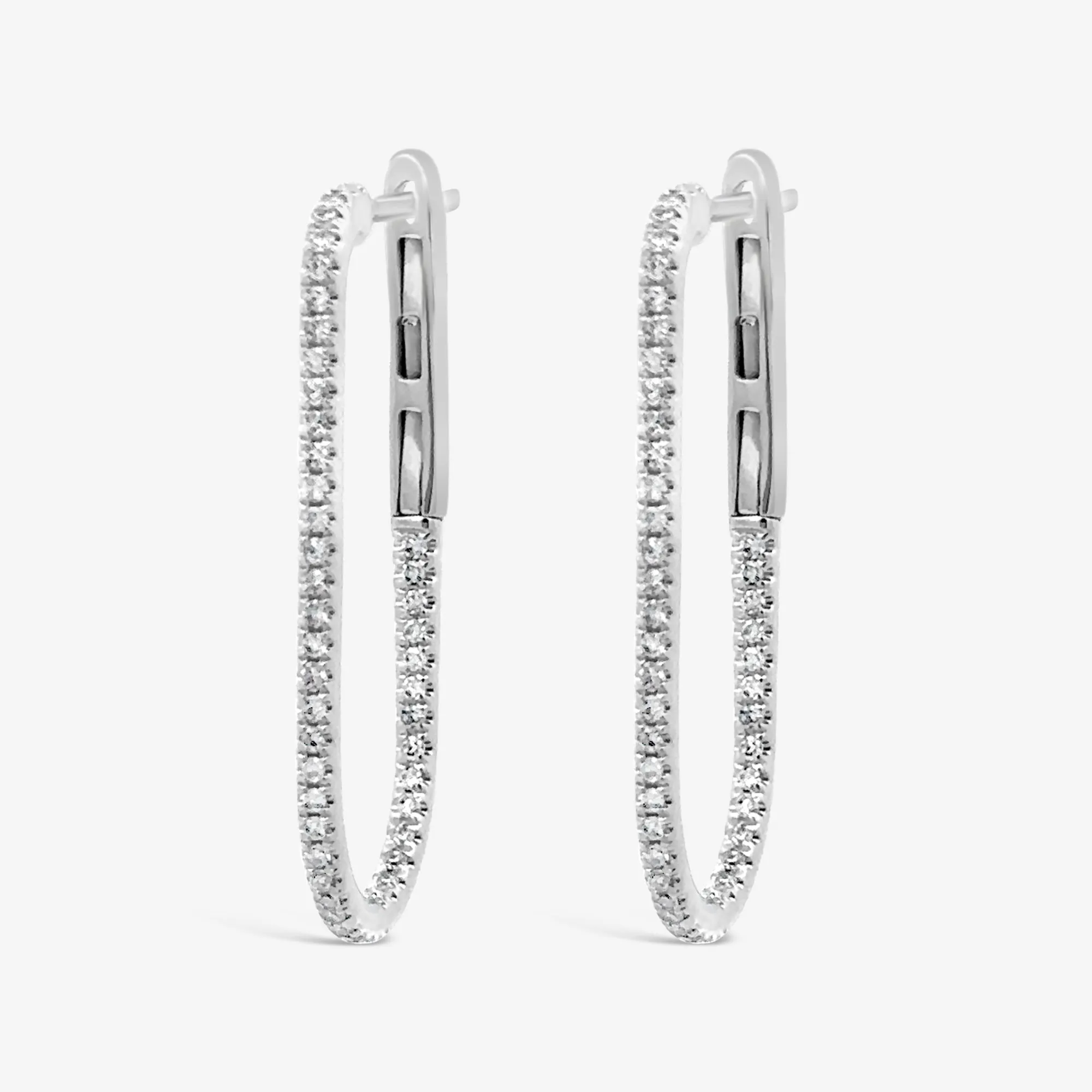 U-Hoop 1 Diamonds 0.25CT Earrings