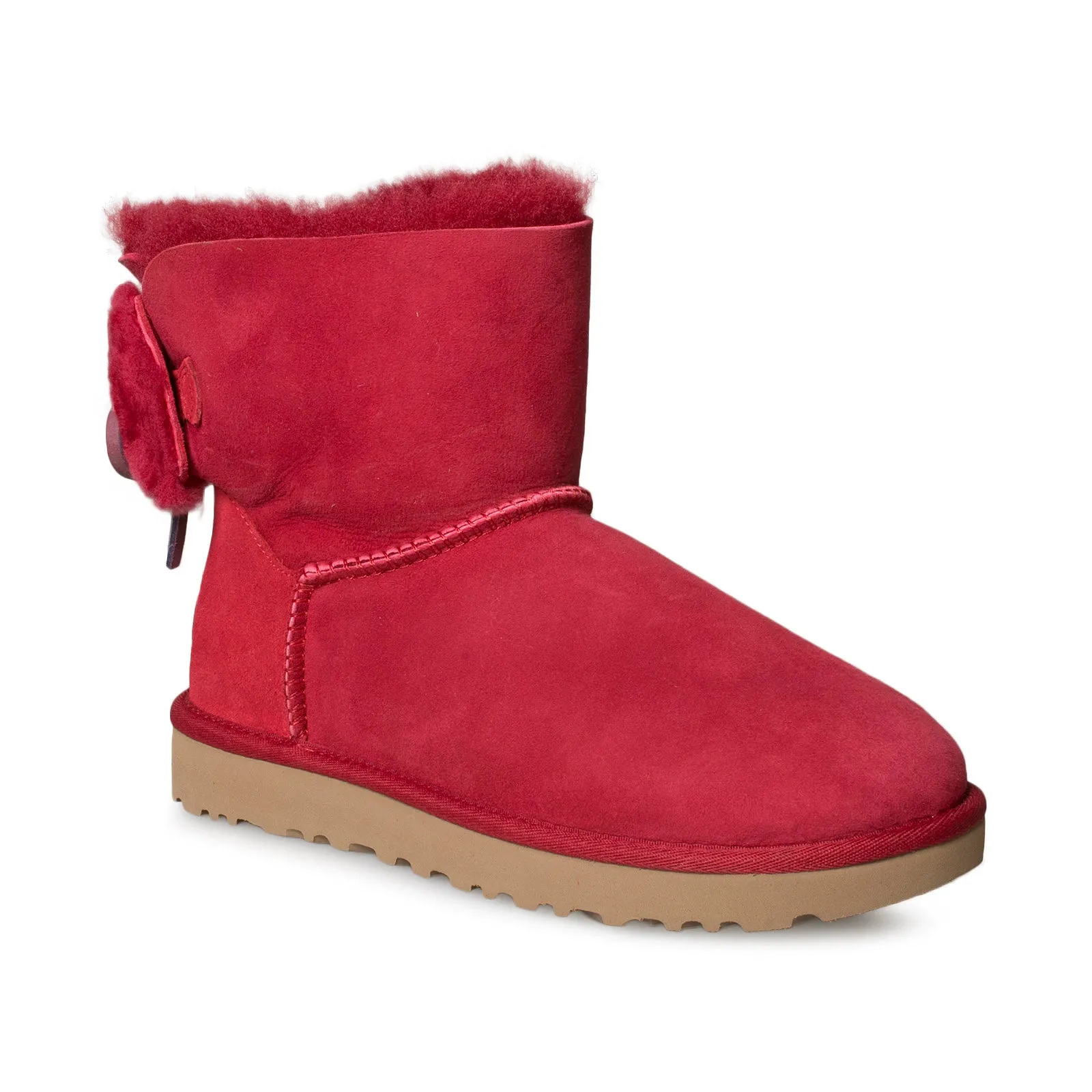 UGG Double Bow Mini Red Kiss Boots - Women's