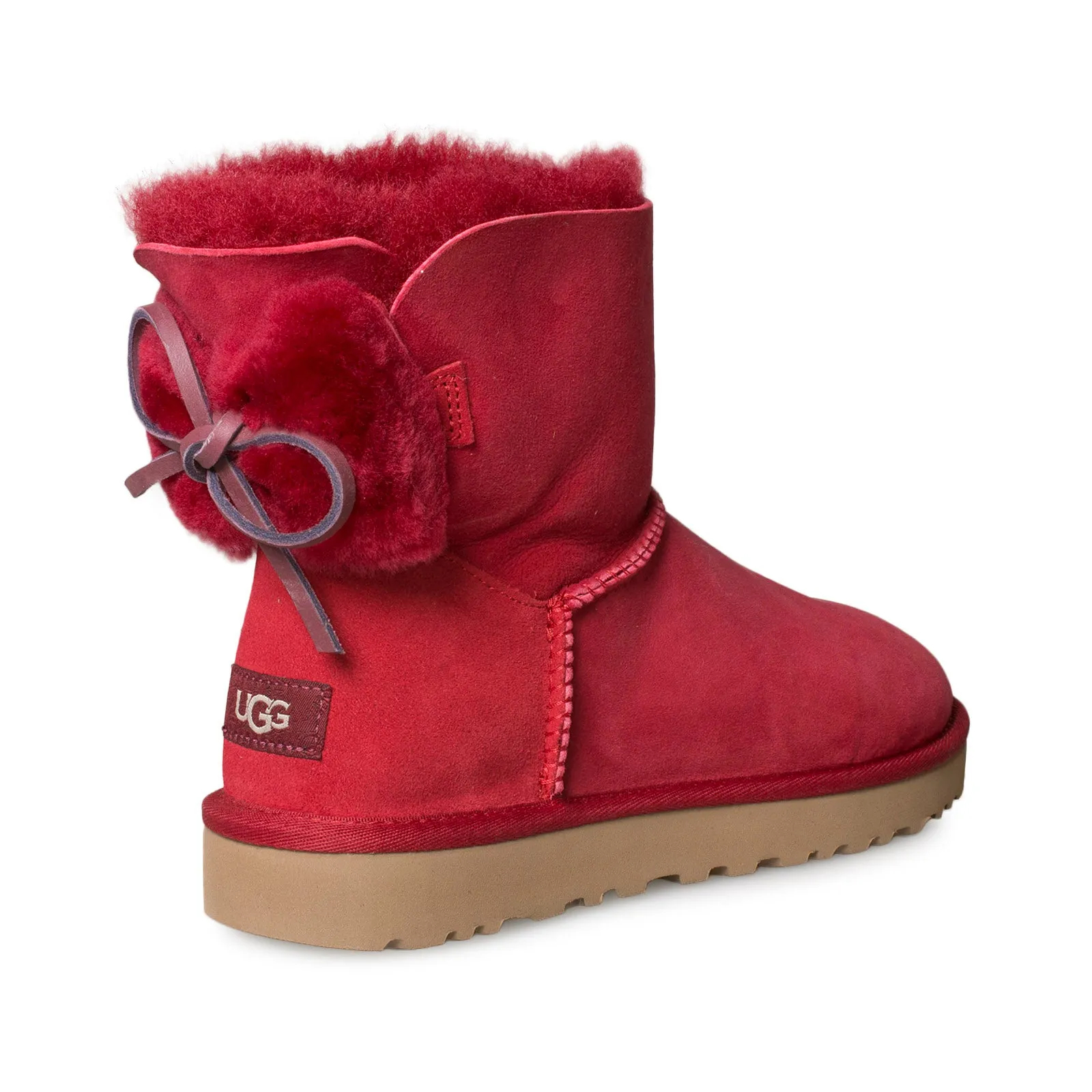 UGG Double Bow Mini Red Kiss Boots - Women's