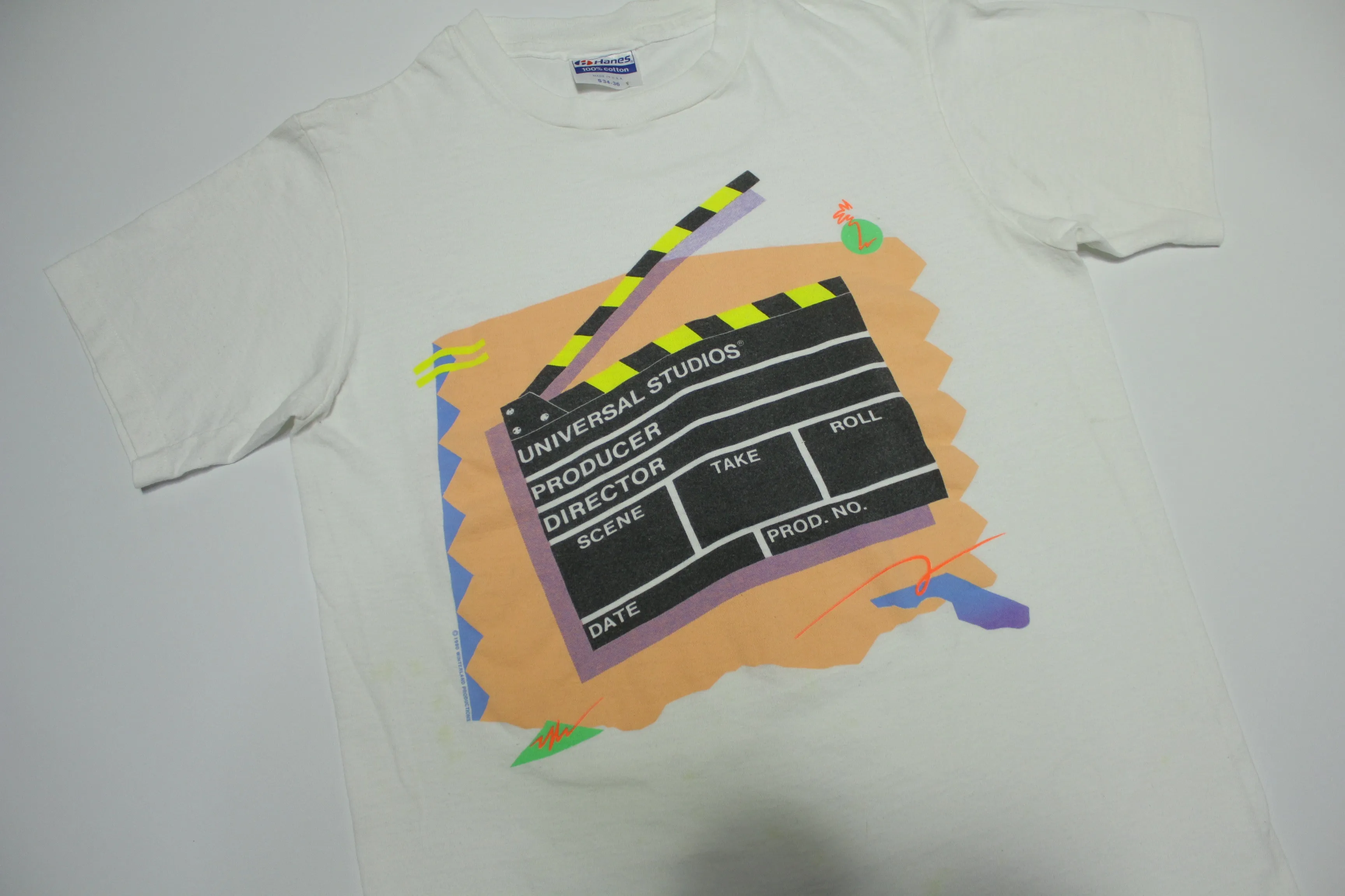 Universal Studios Vintage 80's Hanes 100% Cotton Made in USA Single Stitch Movie T-Shirt