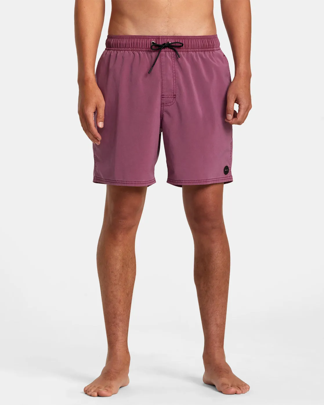 VA Pigment Elastic Waist 17 Boardshorts - Light Purple