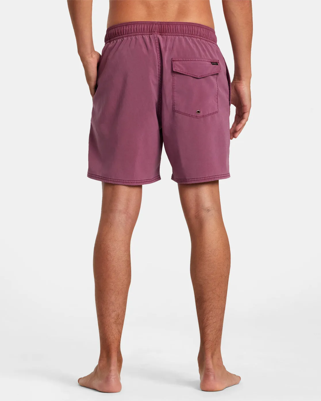 VA Pigment Elastic Waist 17 Boardshorts - Light Purple