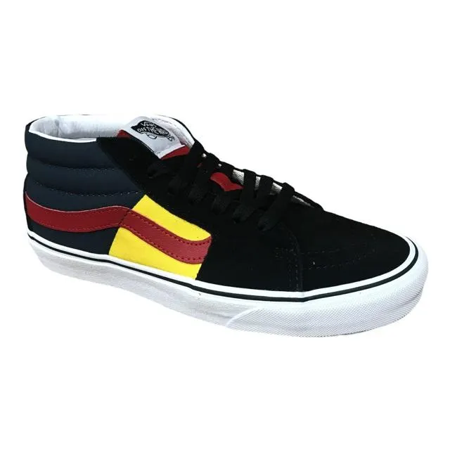 Vans men's sneakers shoe SK8 Mid (Otw Rally) VN0A3WM3VXU1 black-yellow-grey