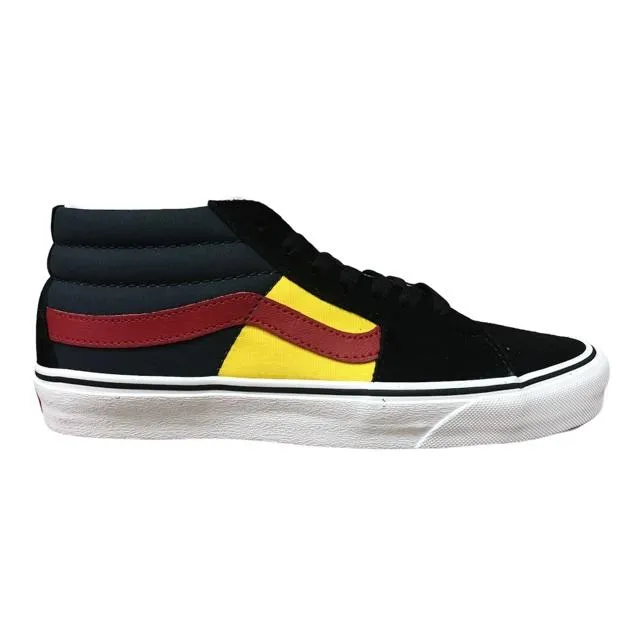 Vans men's sneakers shoe SK8 Mid (Otw Rally) VN0A3WM3VXU1 black-yellow-grey