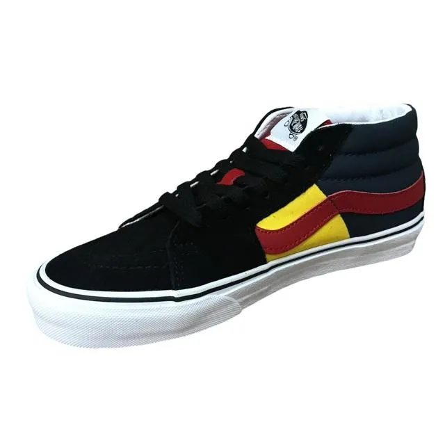 Vans men's sneakers shoe SK8 Mid (Otw Rally) VN0A3WM3VXU1 black-yellow-grey