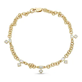 Yellow Gold Diamond Legendary Bracelet